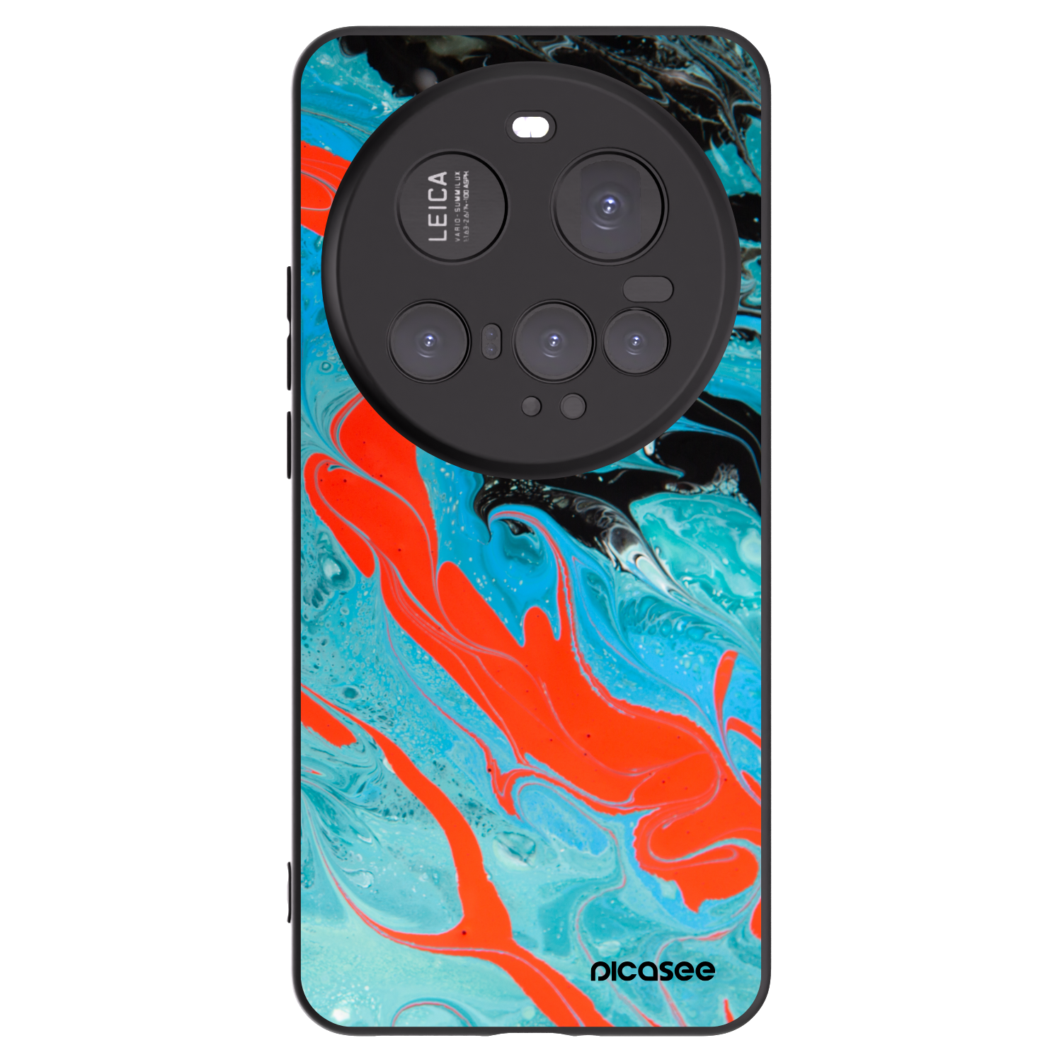 Picasee silikonový černý obal pro Xiaomi 15 Ultra - Blue Magma