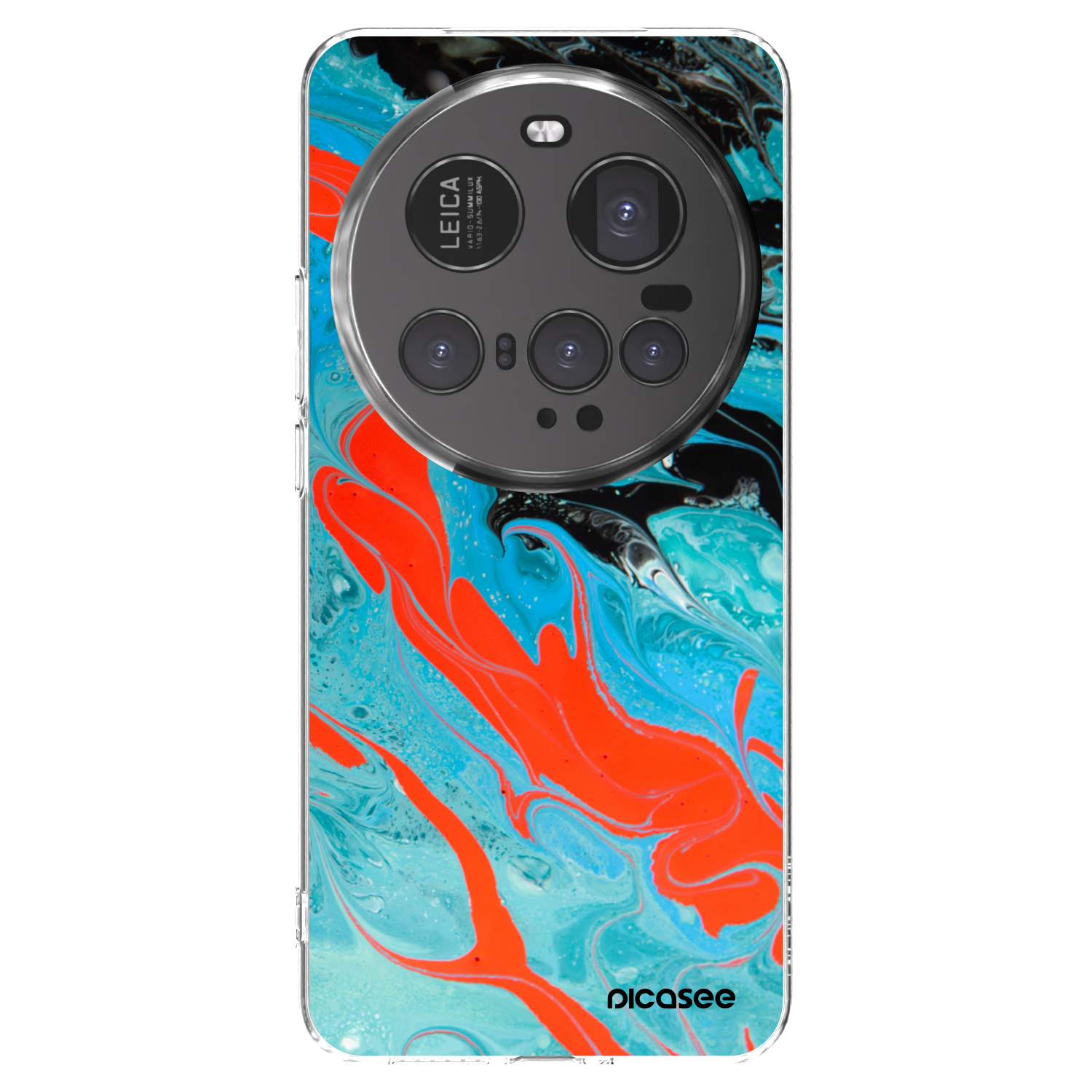 Picasee silikonový průhledný obal pro Xiaomi 15 Ultra - Blue Magma