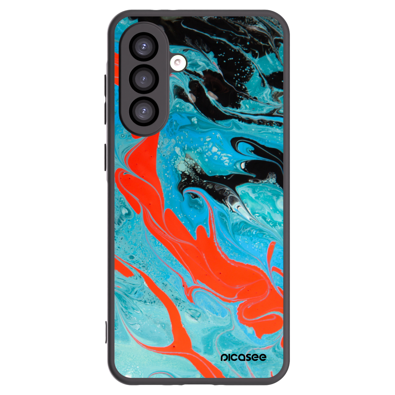 Picasee silikonový černý obal pro Samsung Galaxy A26 5G A266B - Blue Magma