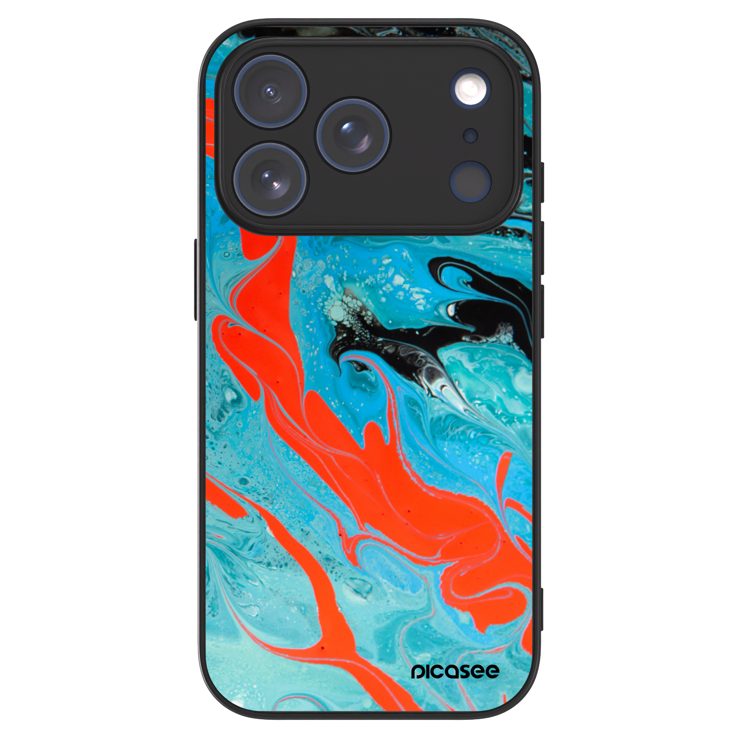 Picasee ULTIMATE CASE pro Apple iPhone 17 Pro - Blue Magma