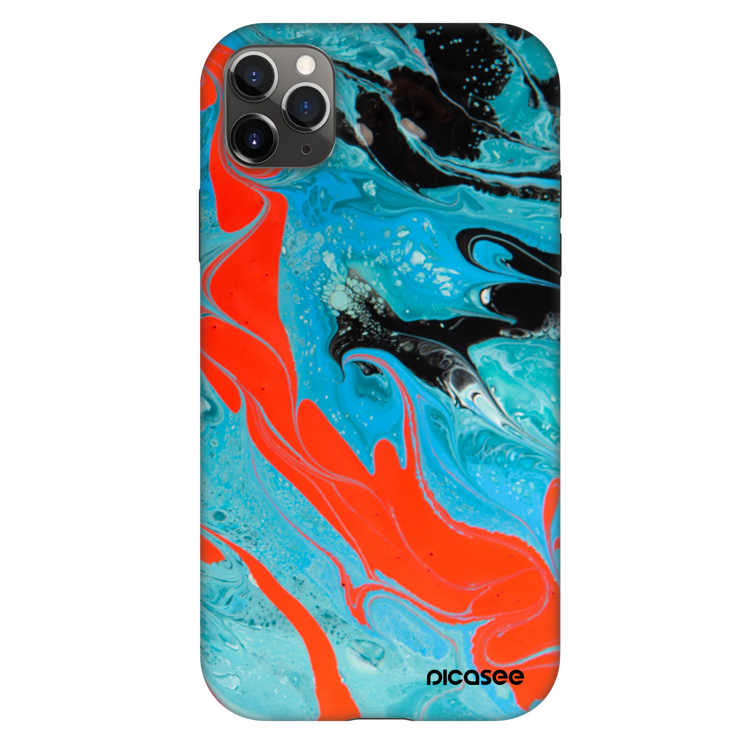 Picasee Fashion Case pro Apple iPhone 11 Pro Max - Blue Magma