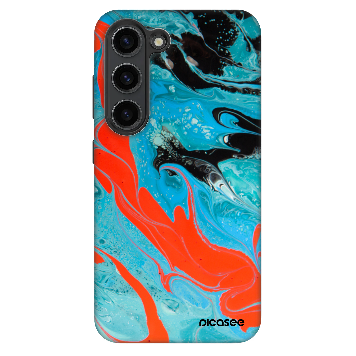 Picasee Fashion Case pro Samsung Galaxy S23 5G - Blue Magma