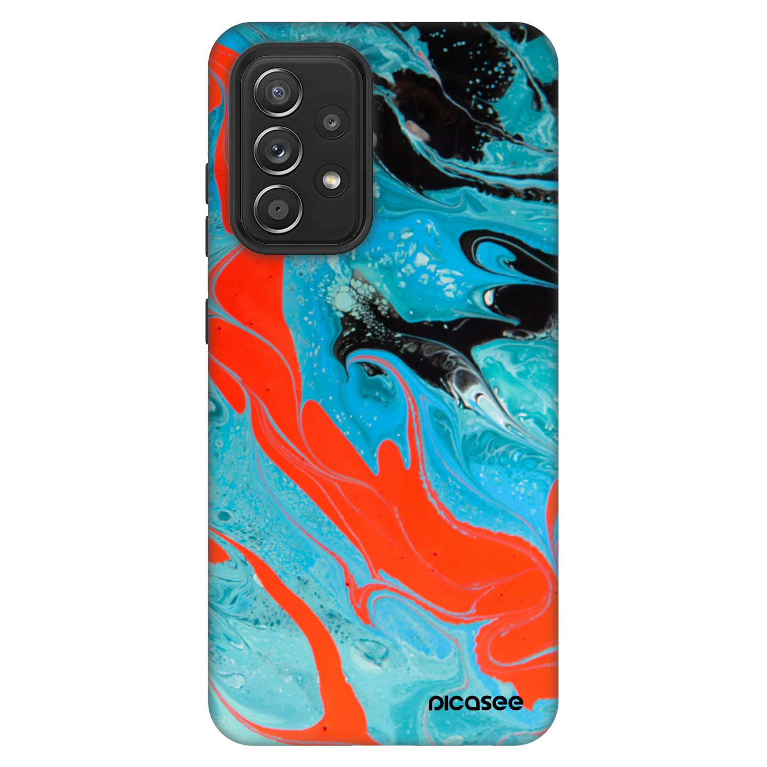 Picasee Fashion Case pro Samsung Galaxy A52s 5G A528B - Blue Magma