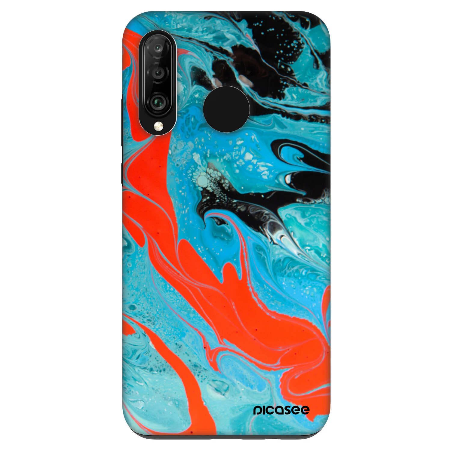Picasee Fashion Case pro Huawei P30 Lite - Blue Magma