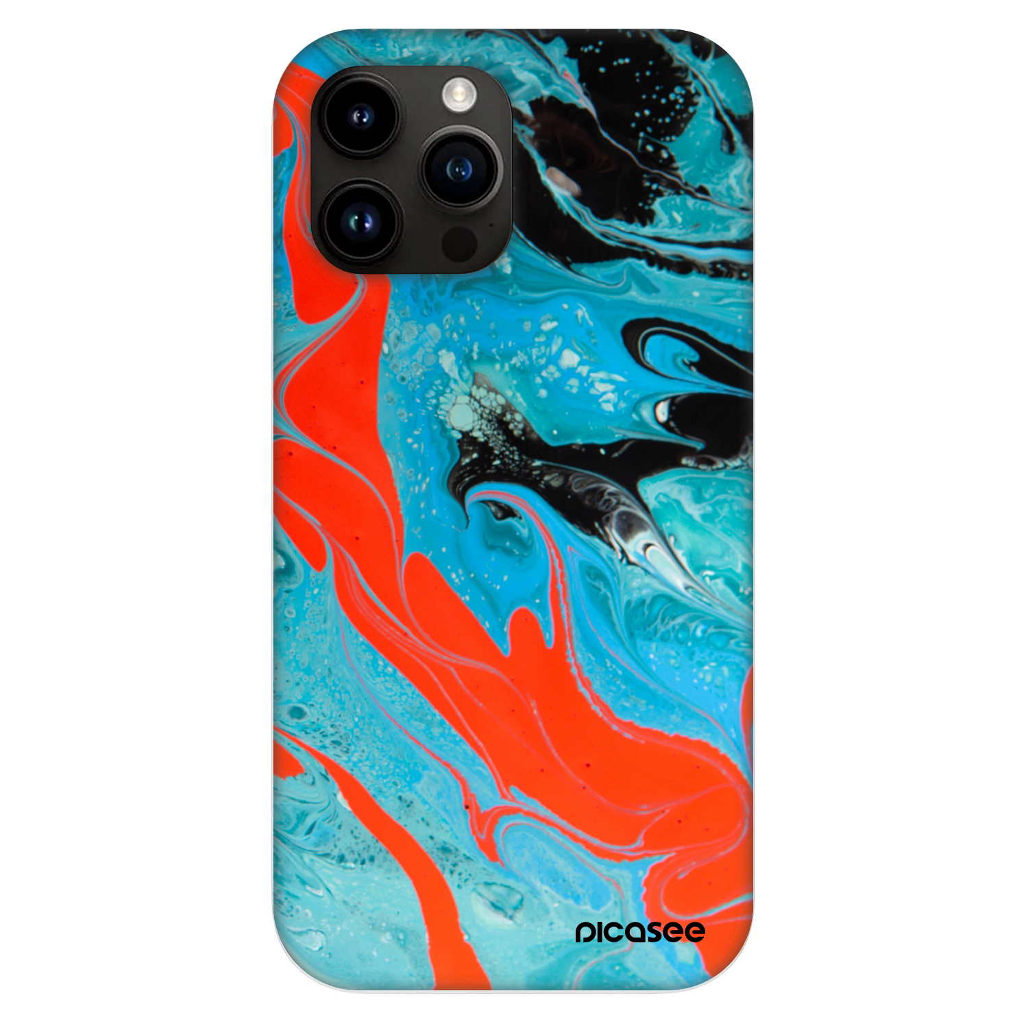 Picasee Fashion Case MagSafe Apple iPhone 13 Pro Max - Blue Magma