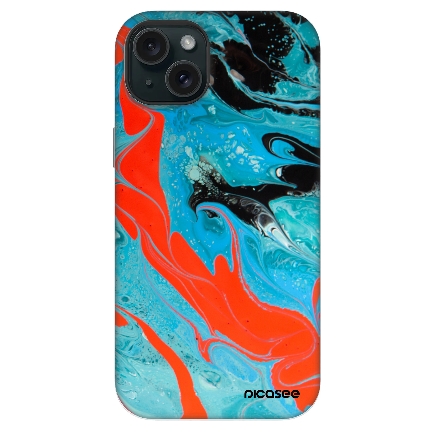 Picasee Fashion Case MagSafe Apple iPhone 14 Plus - Blue Magma