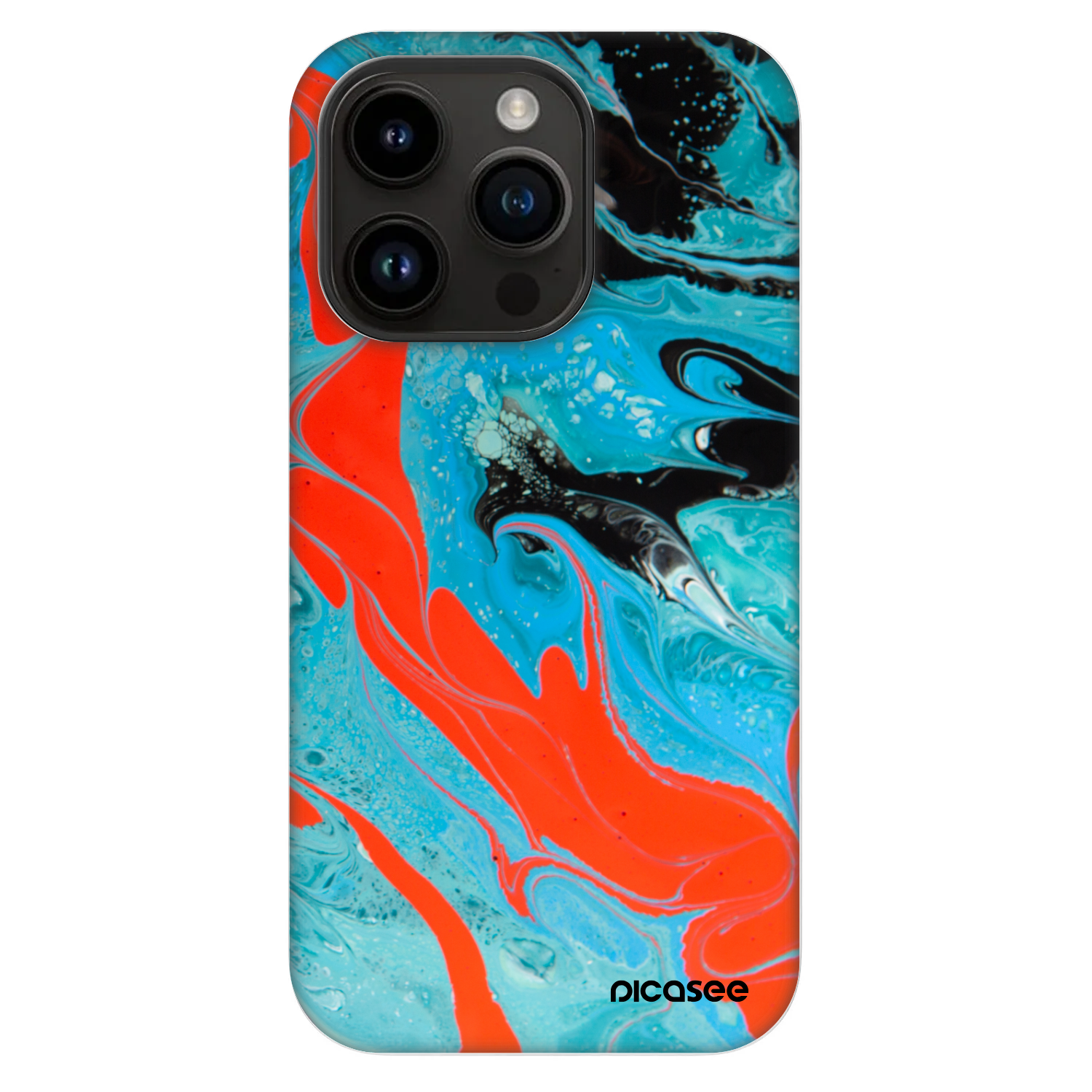 Picasee Fashion Case MagSafe Apple iPhone 14 Pro - Blue Magma