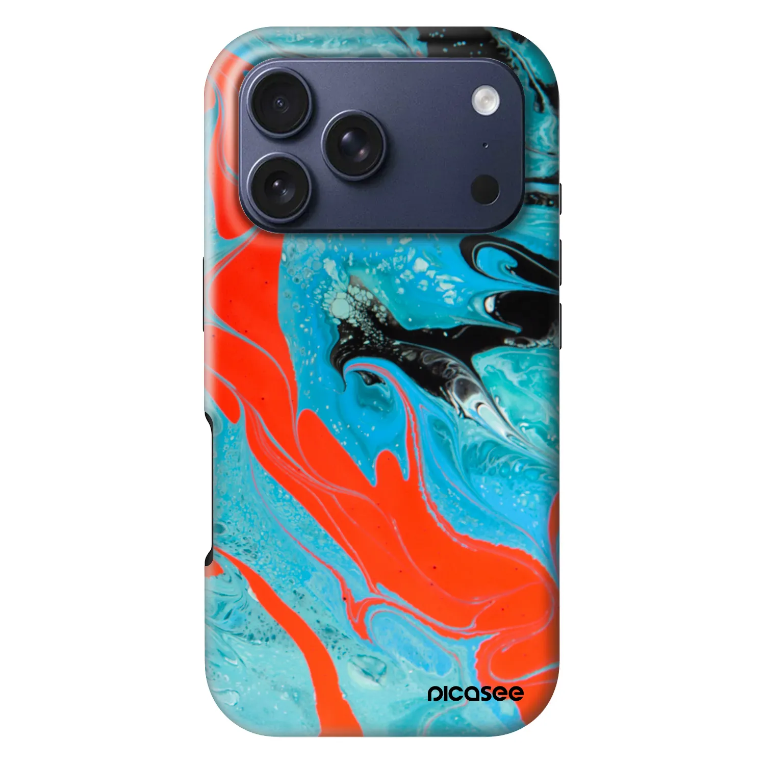 Picasee Fashion Case MagSafe Apple iPhone 18 Pro - Blue Magma
