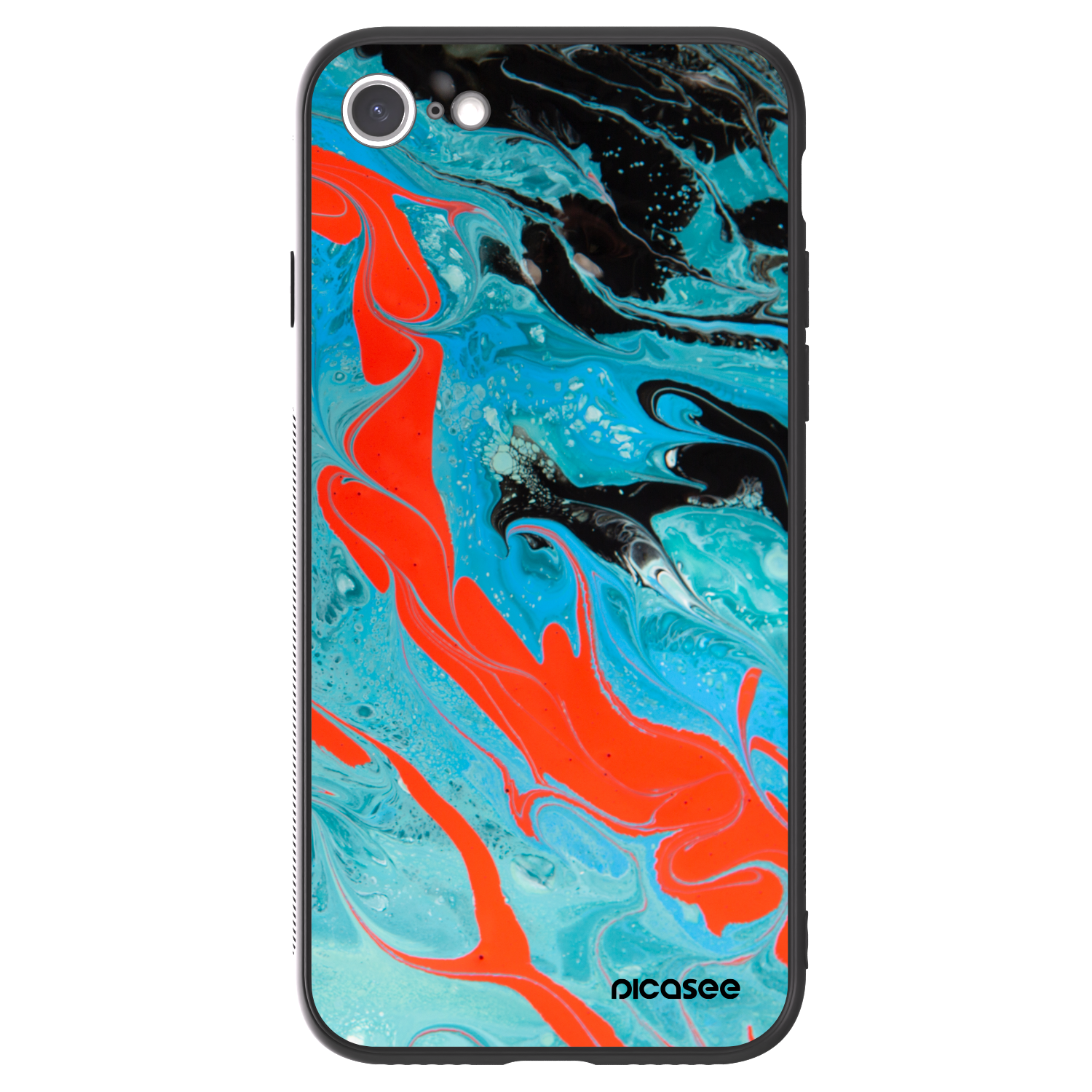 Picasee ULTIMATE CASE pro Apple iPhone 7 - Blue Magma