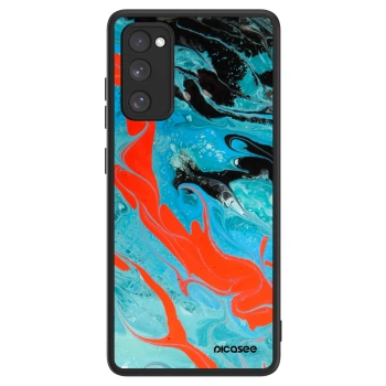 Picasee ULTIMATE CASE pro Samsung Galaxy S20 FE - Blue Magma