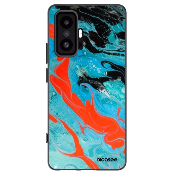 Picasee silikonový černý obal pro Xiaomi 11T - Blue Magma