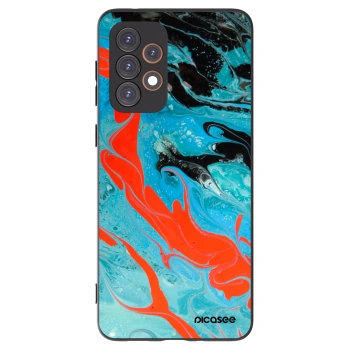 Picasee silikonový černý obal pro Samsung Galaxy A33 5G A336 - Blue Magma
