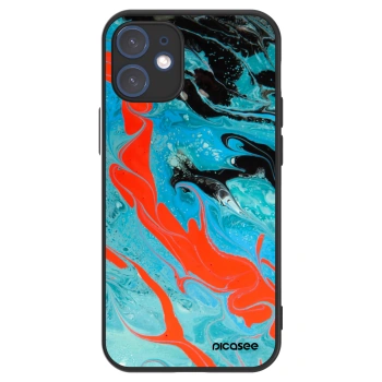 Picasee ULTIMATE CASE MagSafe pro Apple iPhone 12 mini - Blue Magma