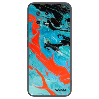 Picasee silikonový černý obal pro Xiaomi 13 Pro - Blue Magma