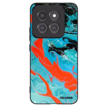 Picasee silikonový černý obal pro Xiaomi 14 Pro - Blue Magma