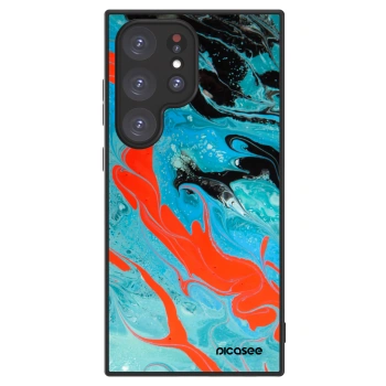 Picasee ULTIMATE CASE pro Samsung Galaxy S24 Ultra S928B 5G - Blue Magma