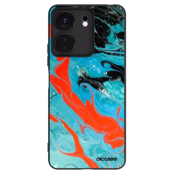 Picasee silikonový černý obal pro Xiaomi Redmi 13C 4G - Blue Magma