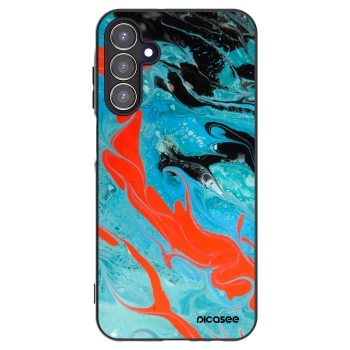 Picasee silikonový černý obal pro Samsung Galaxy A15 A155F 4G - Blue Magma