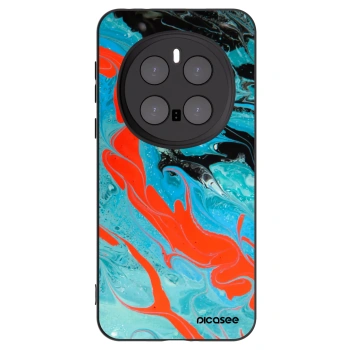 Picasee silikonový černý obal pro Honor Magic7 Pro 5G - Blue Magma