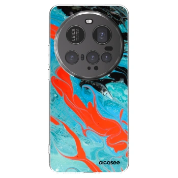 Picasee silikonový průhledný obal pro Xiaomi 15 Ultra - Blue Magma