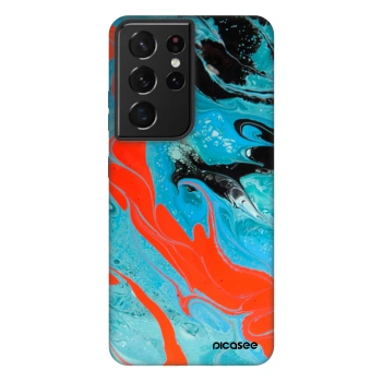 Obal pro Samsung Galaxy S21 Ultra 5G G998B - Blue Magma