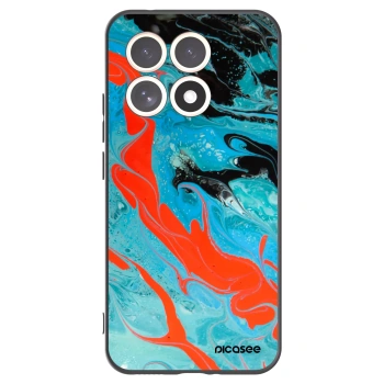 Picasee silikonový černý obal pro Xiaomi 15T - Blue Magma
