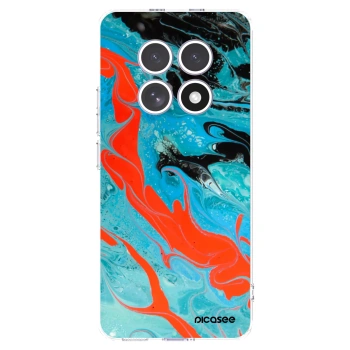Picasee silikonový průhledný obal pro Xiaomi Redmi Note 15 - Blue Magma