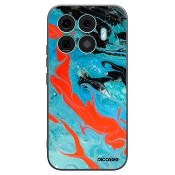 Picasee silikonový černý obal pro Xiaomi 17T - Blue Magma