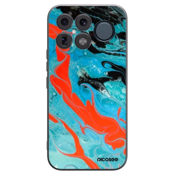 Picasee silikonový černý obal pro Xiaomi Poco F8 Ultra - Blue Magma