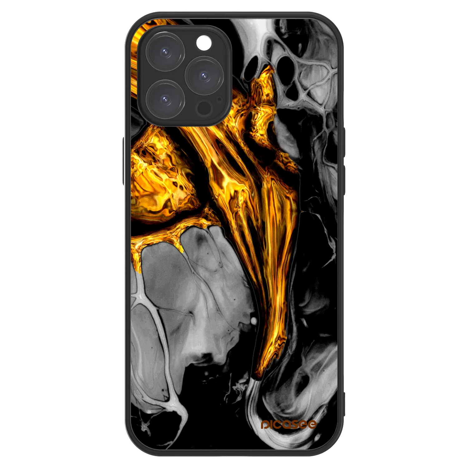 Picasee ULTIMATE CASE pro Apple iPhone 12 Pro Max - Black Gold