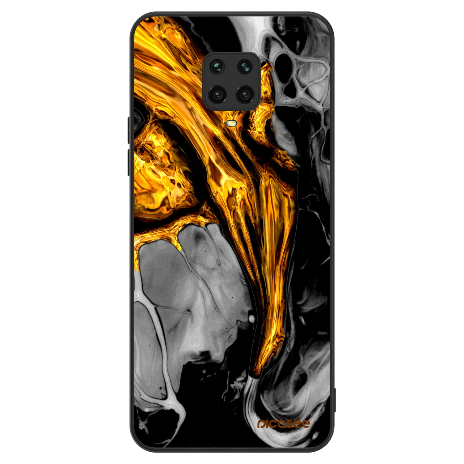 Picasee ULTIMATE CASE pro Xiaomi Redmi Note 9 Pro - Black Gold
