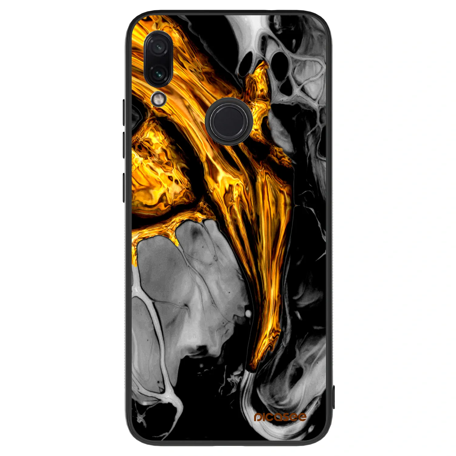 Picasee ULTIMATE CASE pro Xiaomi Redmi Note 7 - Black Gold