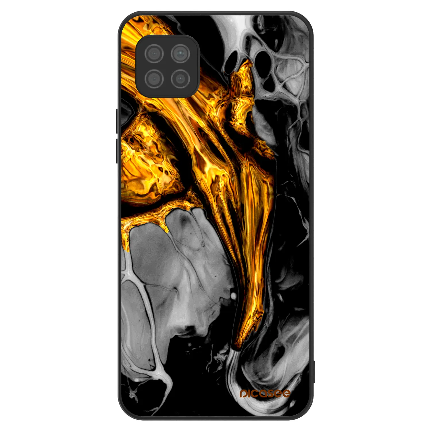 Picasee ULTIMATE CASE pro Huawei P40 Lite - Black Gold