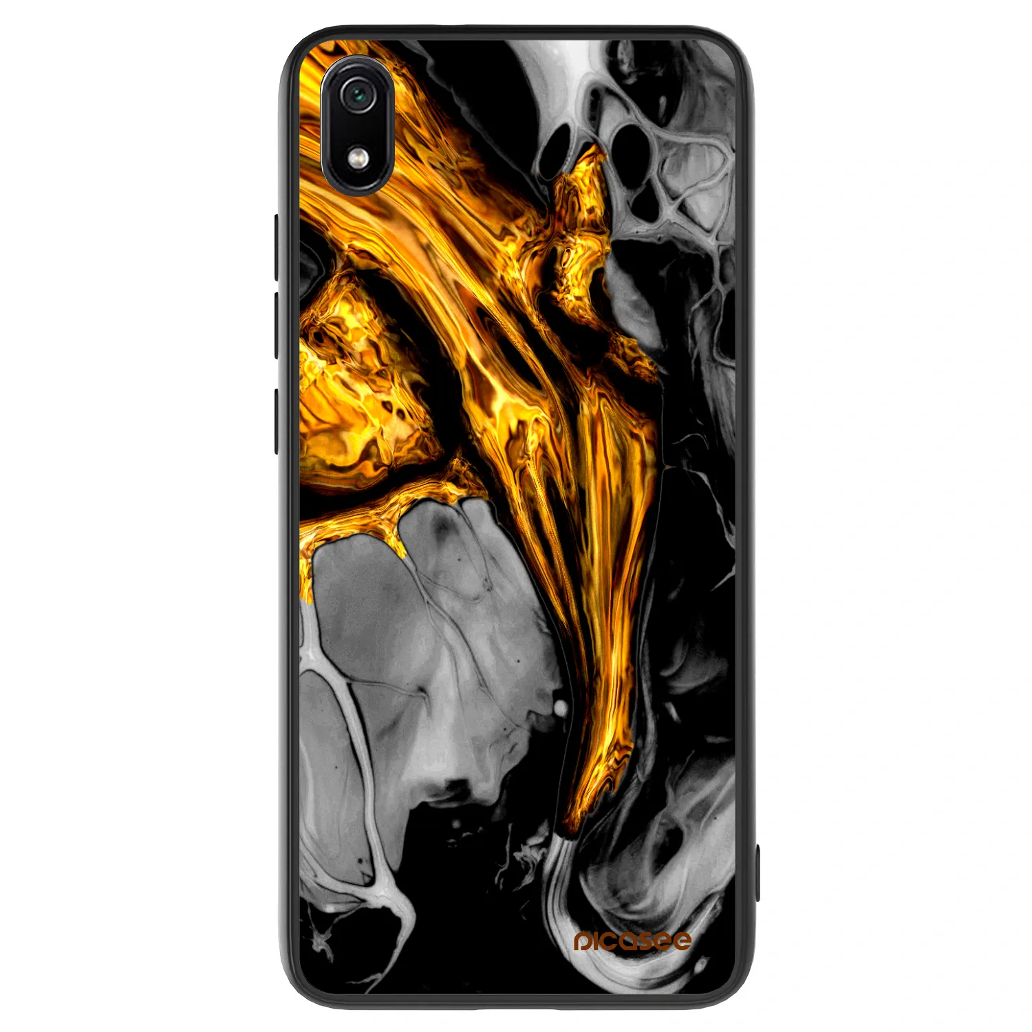 Picasee ULTIMATE CASE pro Xiaomi Redmi 7A - Black Gold