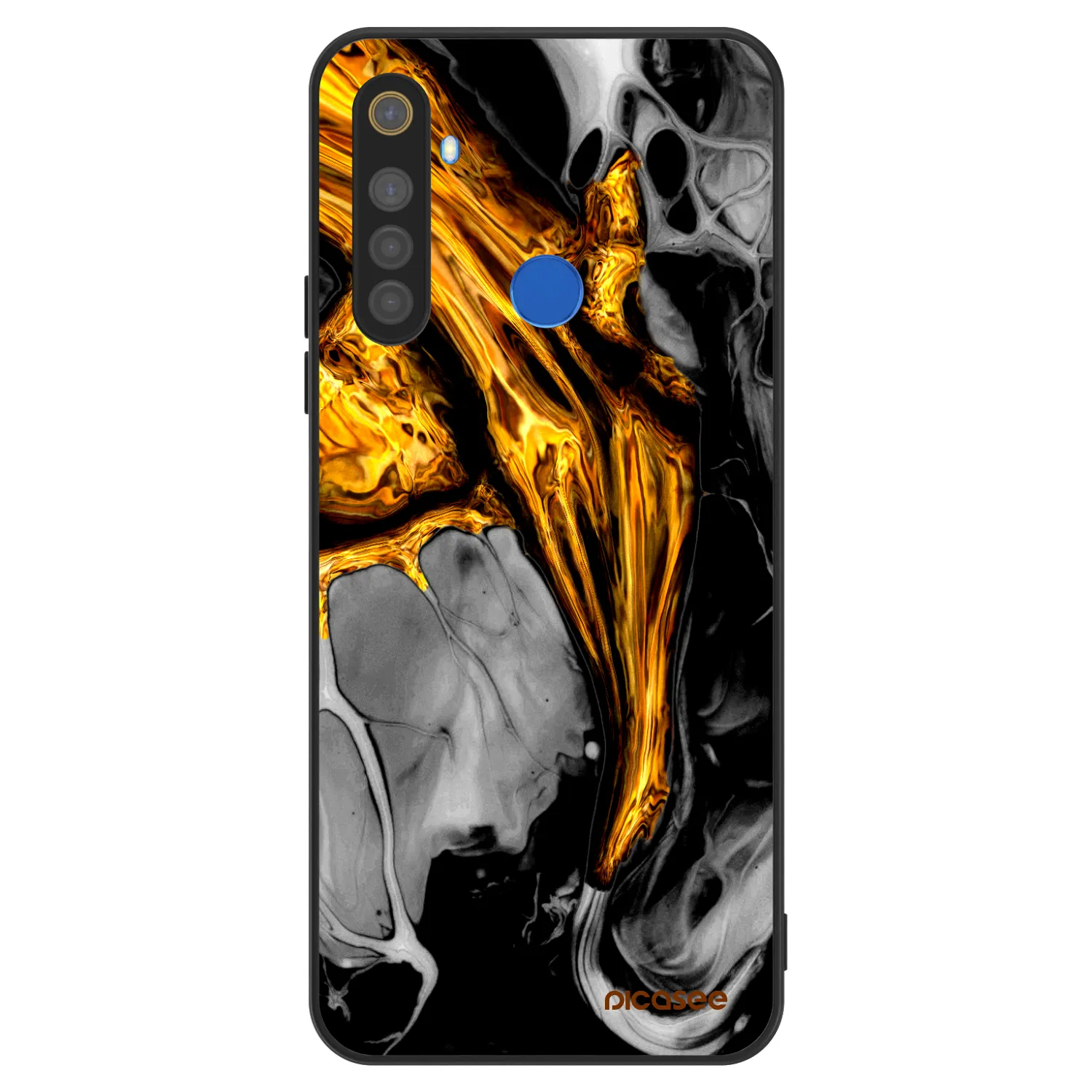 Picasee ULTIMATE CASE pro Realme 5 - Black Gold