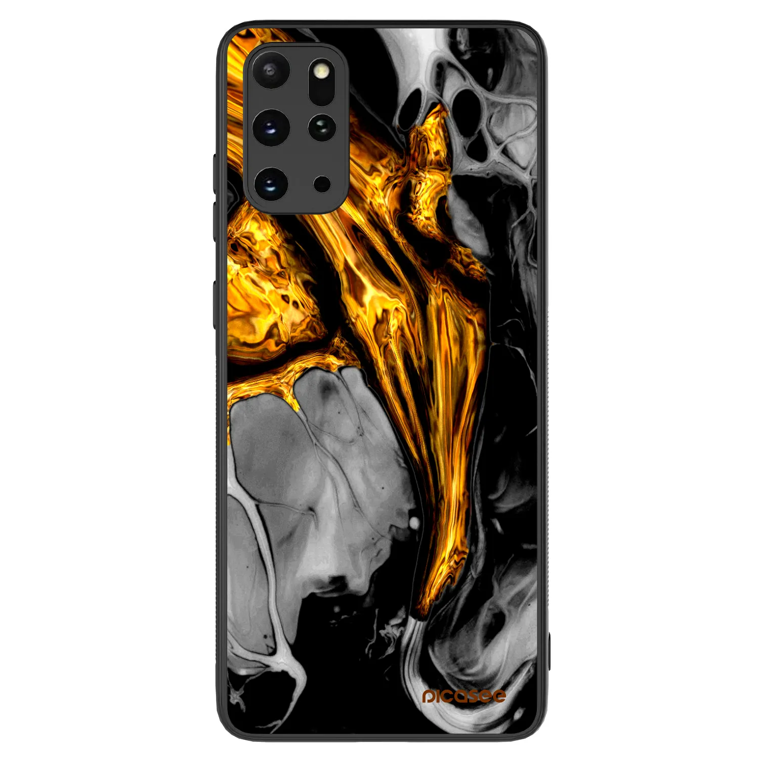 Picasee ULTIMATE CASE pro Samsung Galaxy S20+ G985F - Black Gold