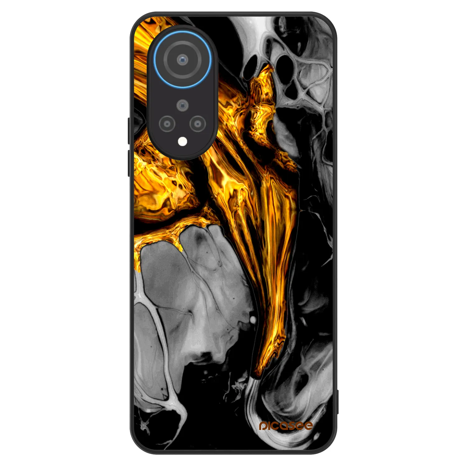 Picasee ULTIMATE CASE pro Honor X7 - Black Gold