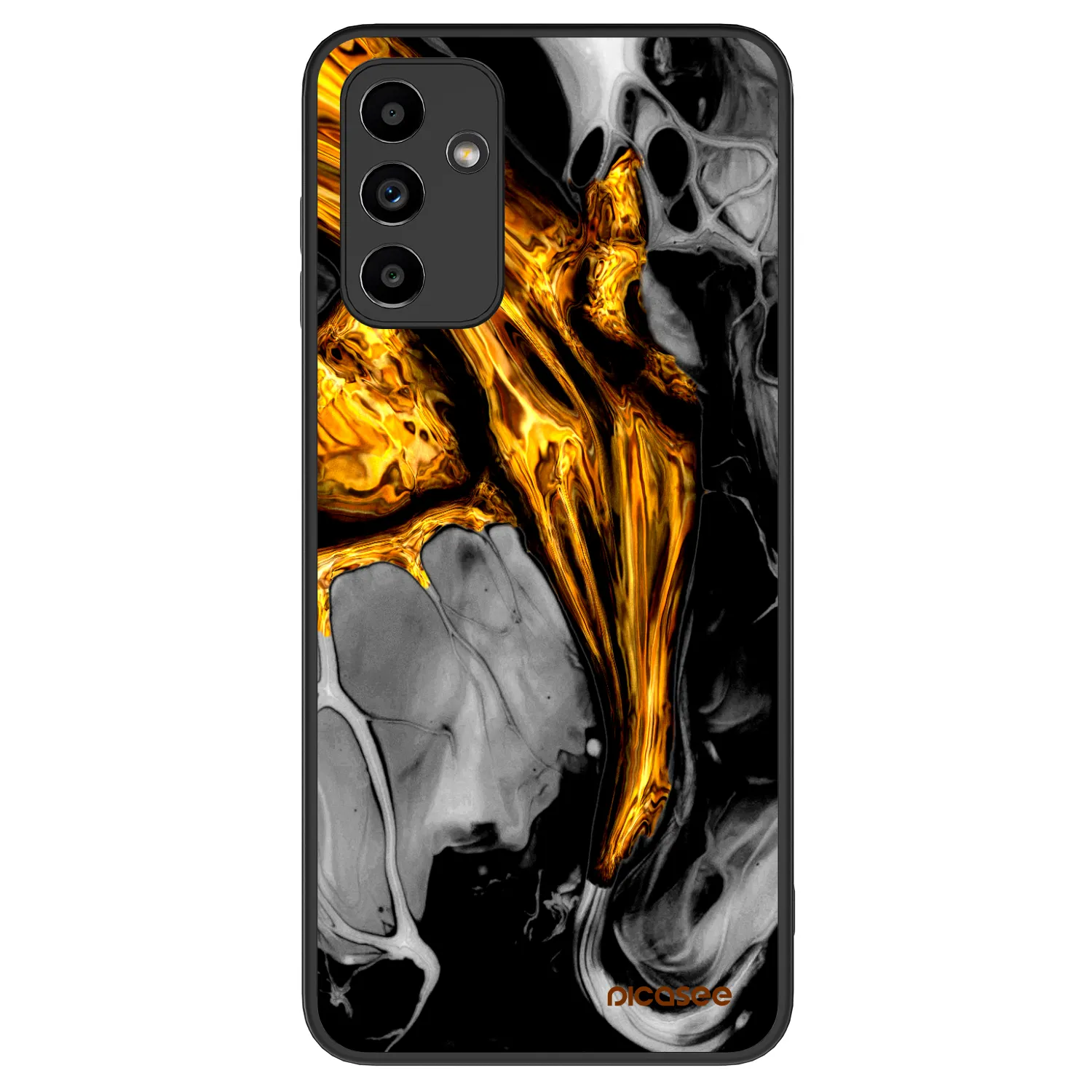 Picasee ULTIMATE CASE pro Samsung Galaxy A04s A047F - Black Gold