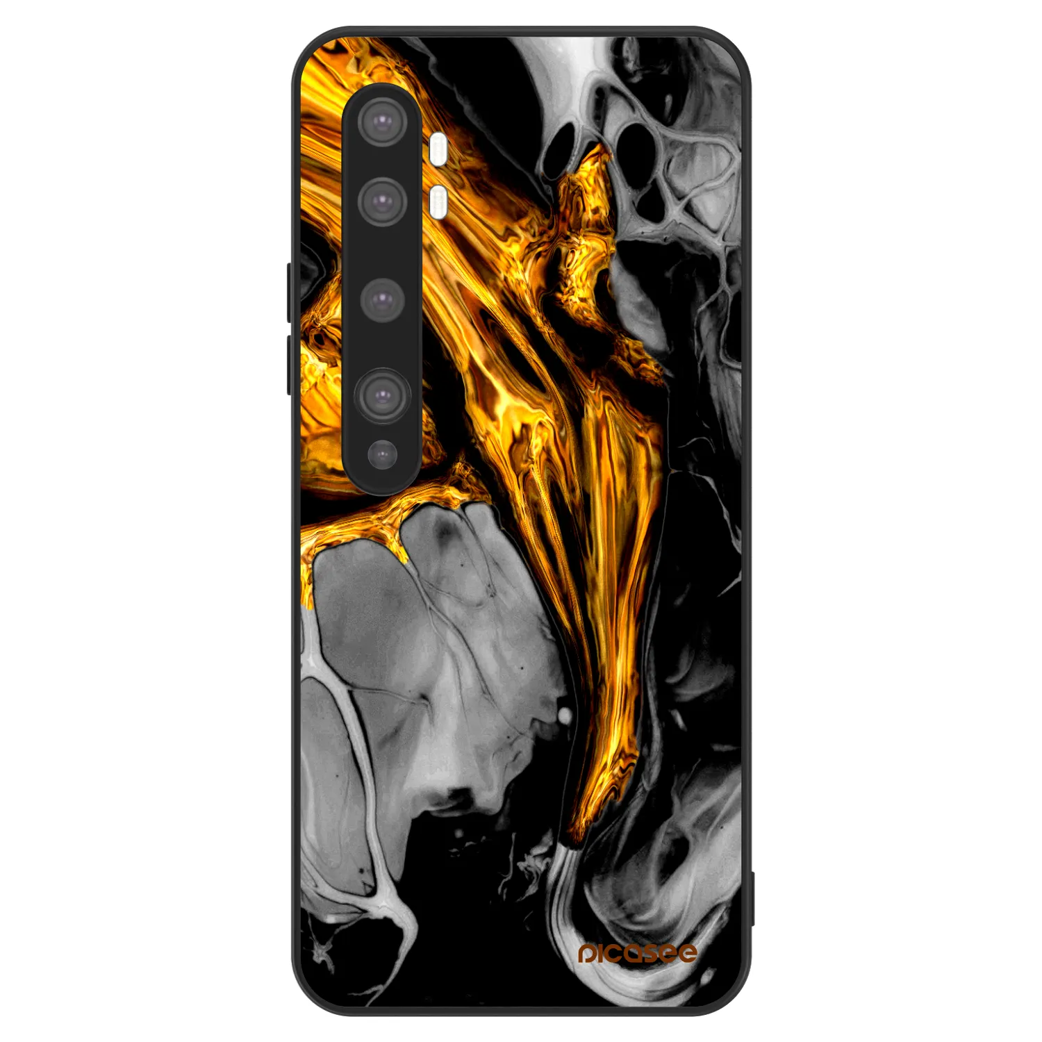 Picasee ULTIMATE CASE pro Xiaomi Mi Note 10 (Pro) - Black Gold