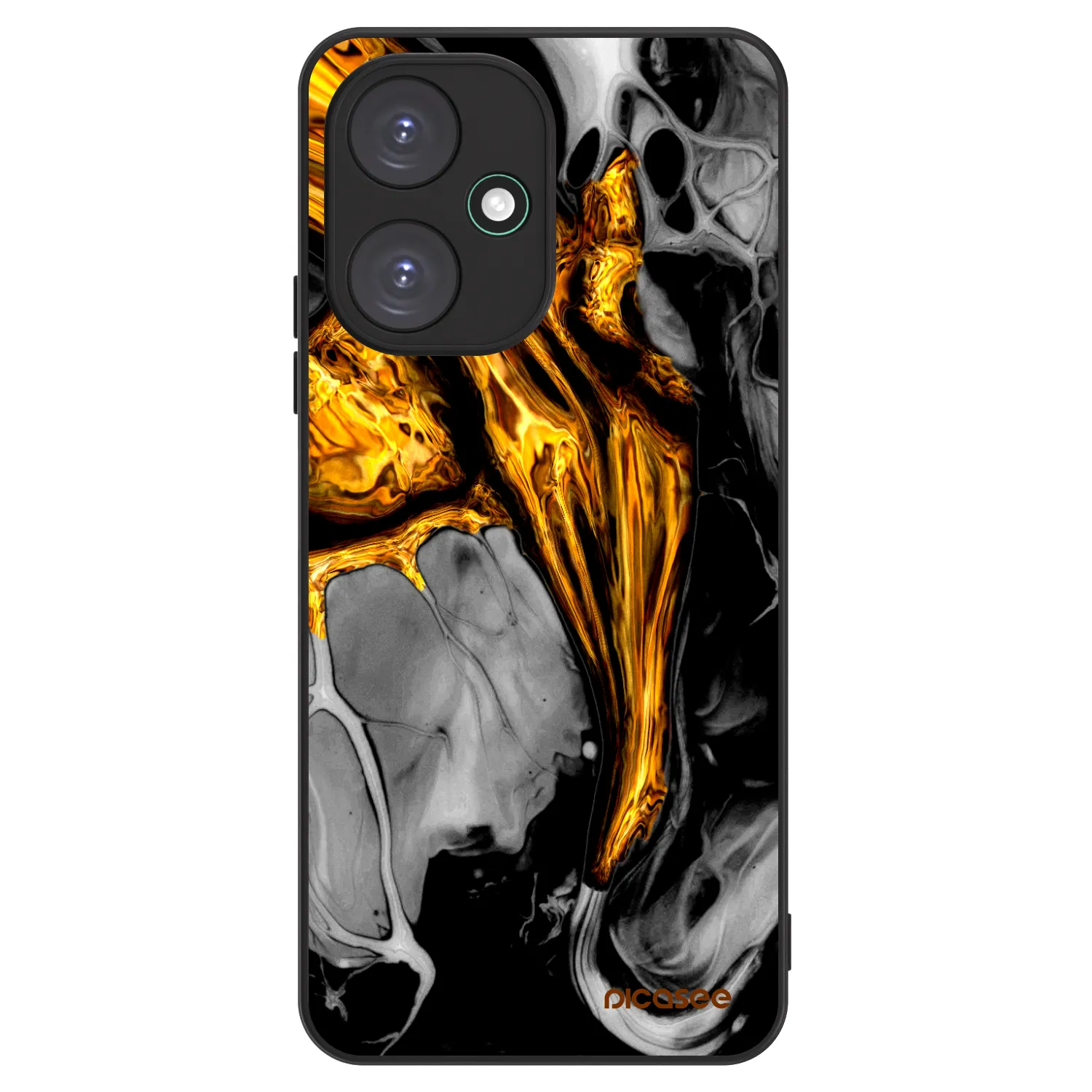 Picasee ULTIMATE CASE pro Xiaomi Redmi 13C 5G - Black Gold