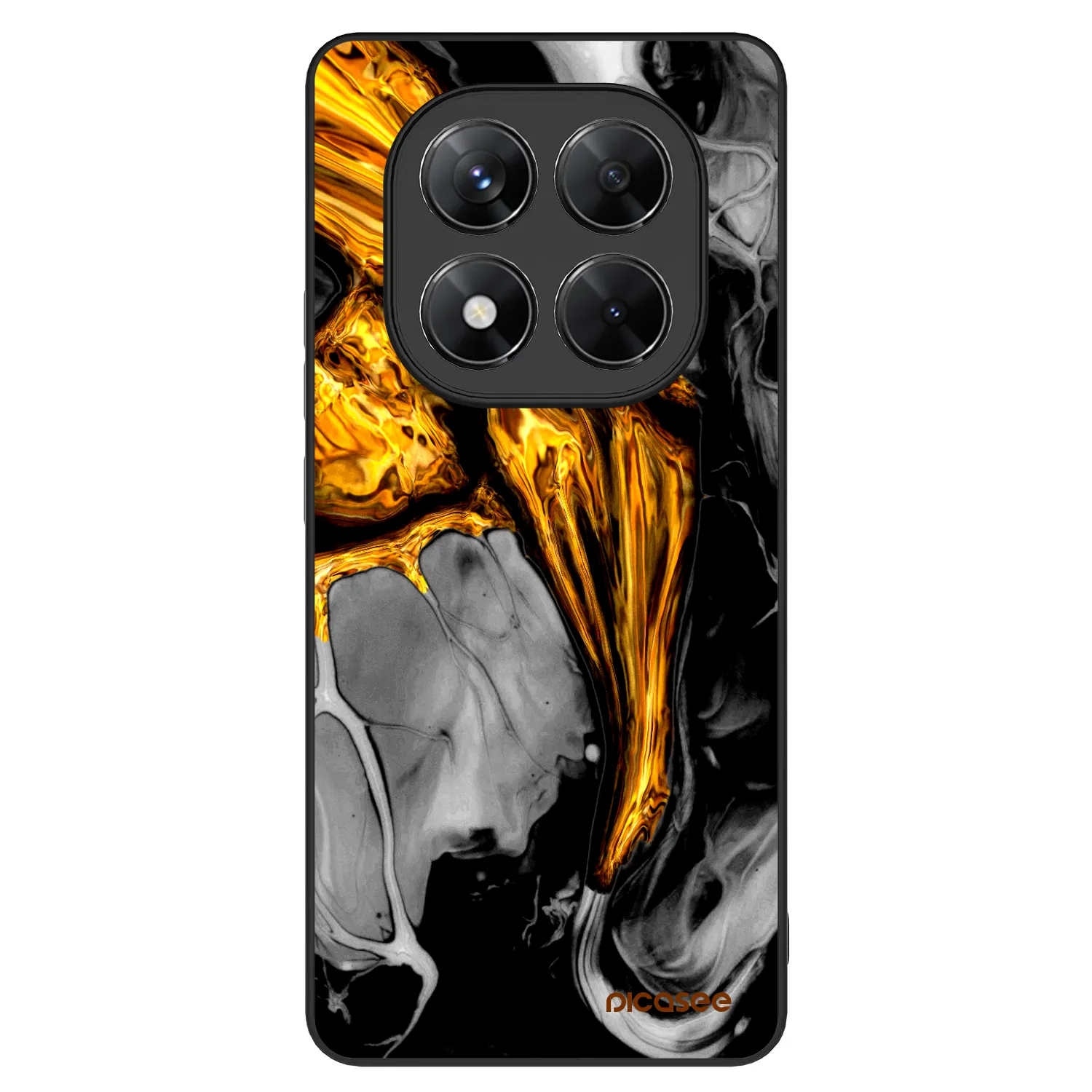 Picasee ULTIMATE CASE pro Xiaomi Redmi Note 14 Pro 5G - Black Gold