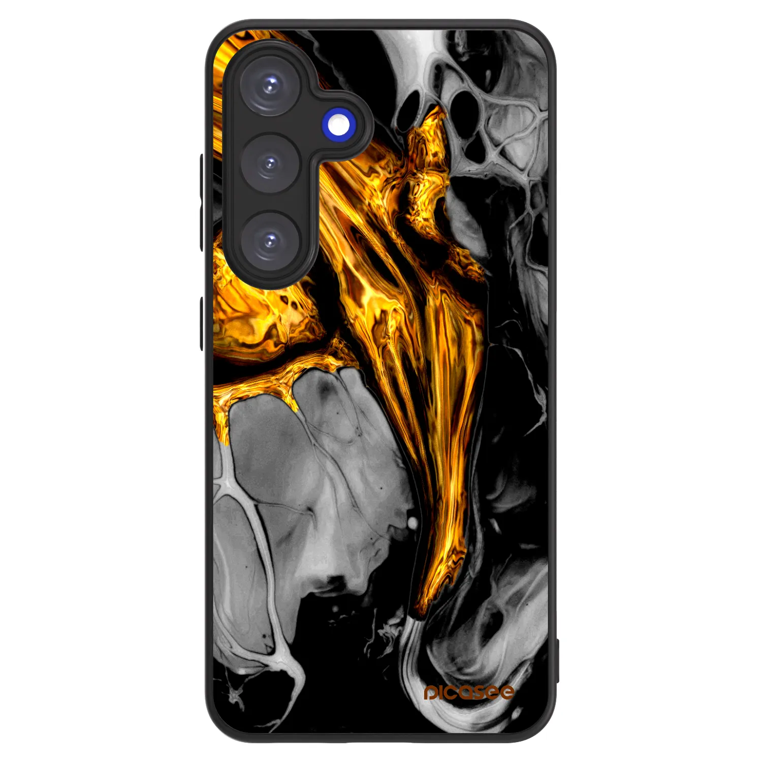 Picasee ULTIMATE CASE pro Samsung Galaxy S25 5G - Black Gold