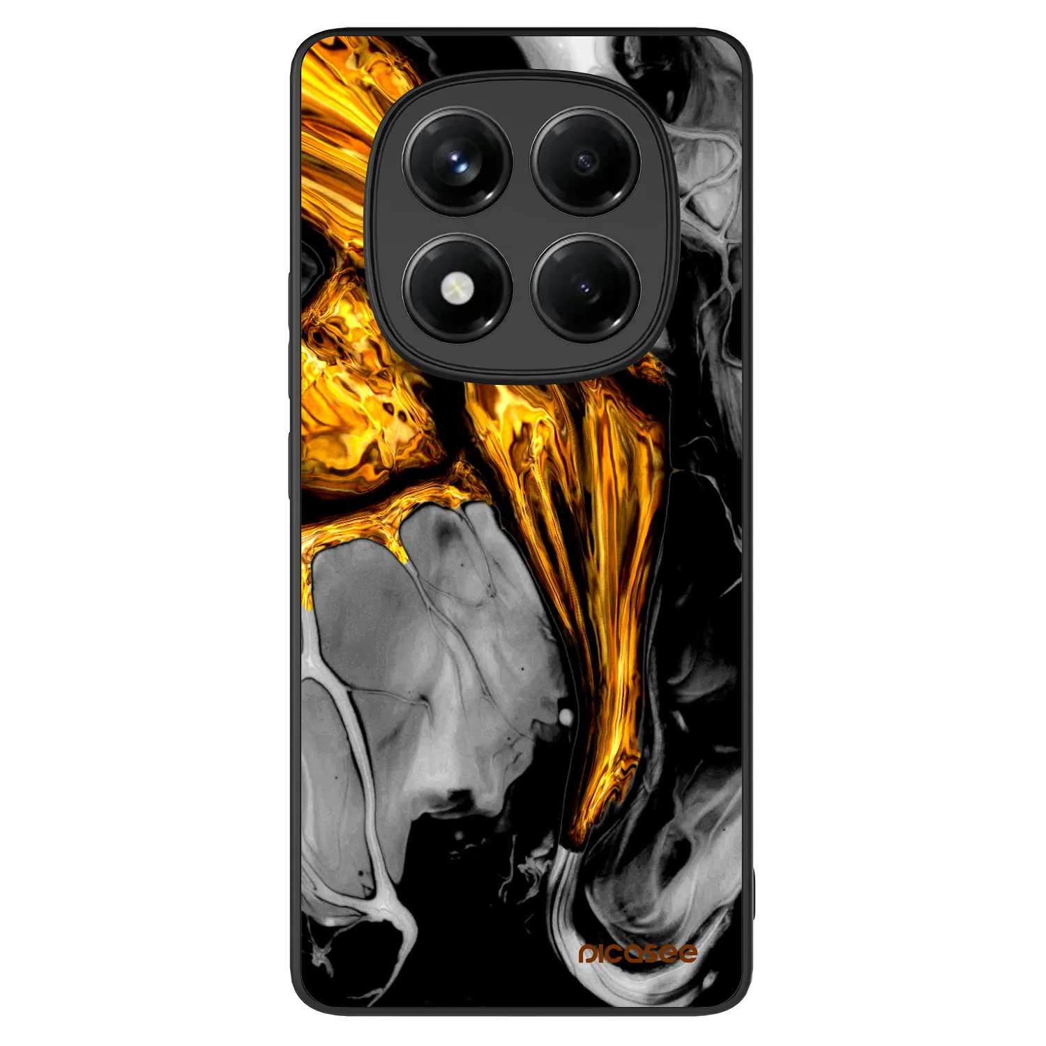 Picasee ULTIMATE CASE pro Xiaomi Redmi Note 14 Pro 4G - Black Gold