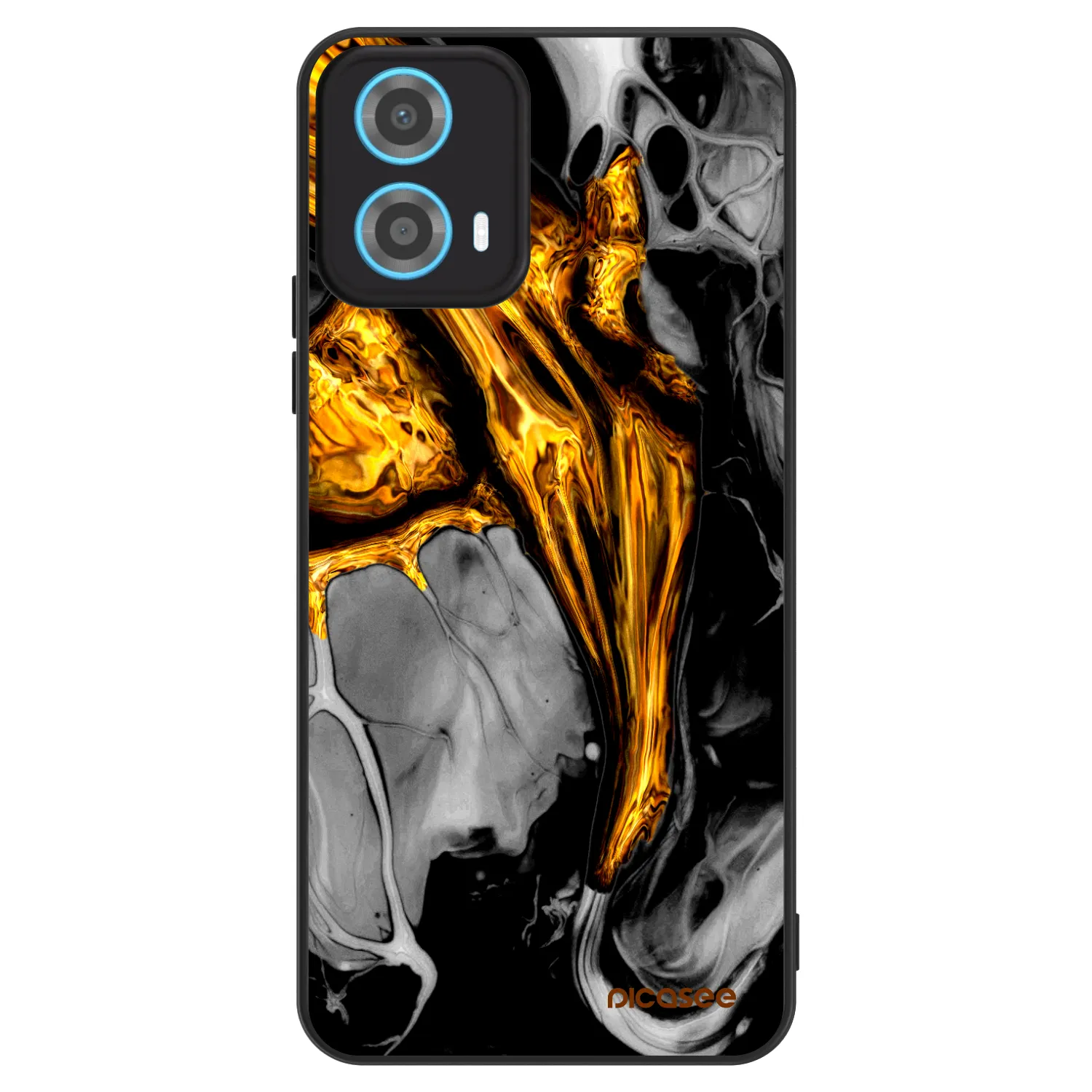 Picasee ULTIMATE CASE pro Motorola Moto G34 5G - Black Gold