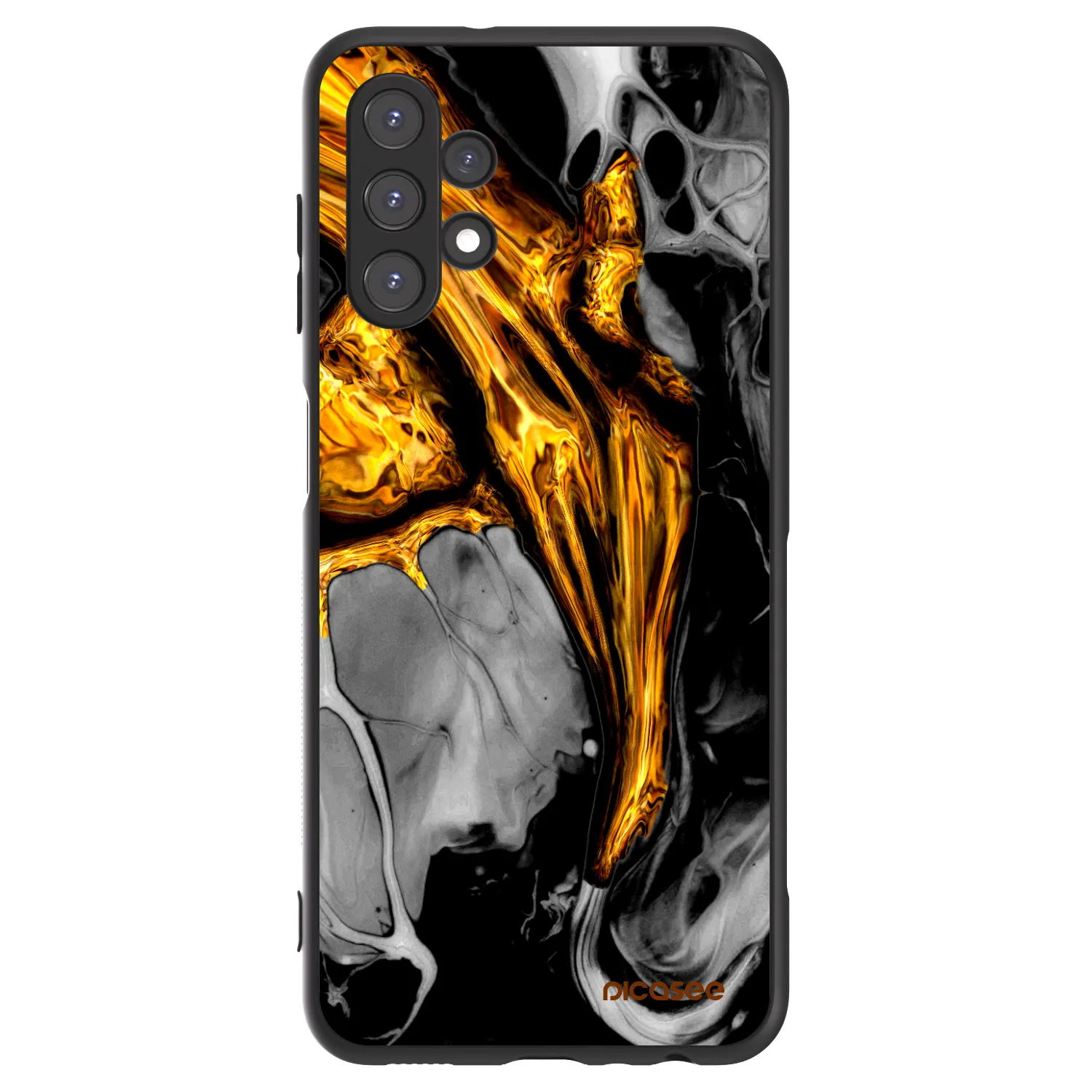 Picasee ULTIMATE CASE pro Samsung Galaxy A13 5G - Black Gold
