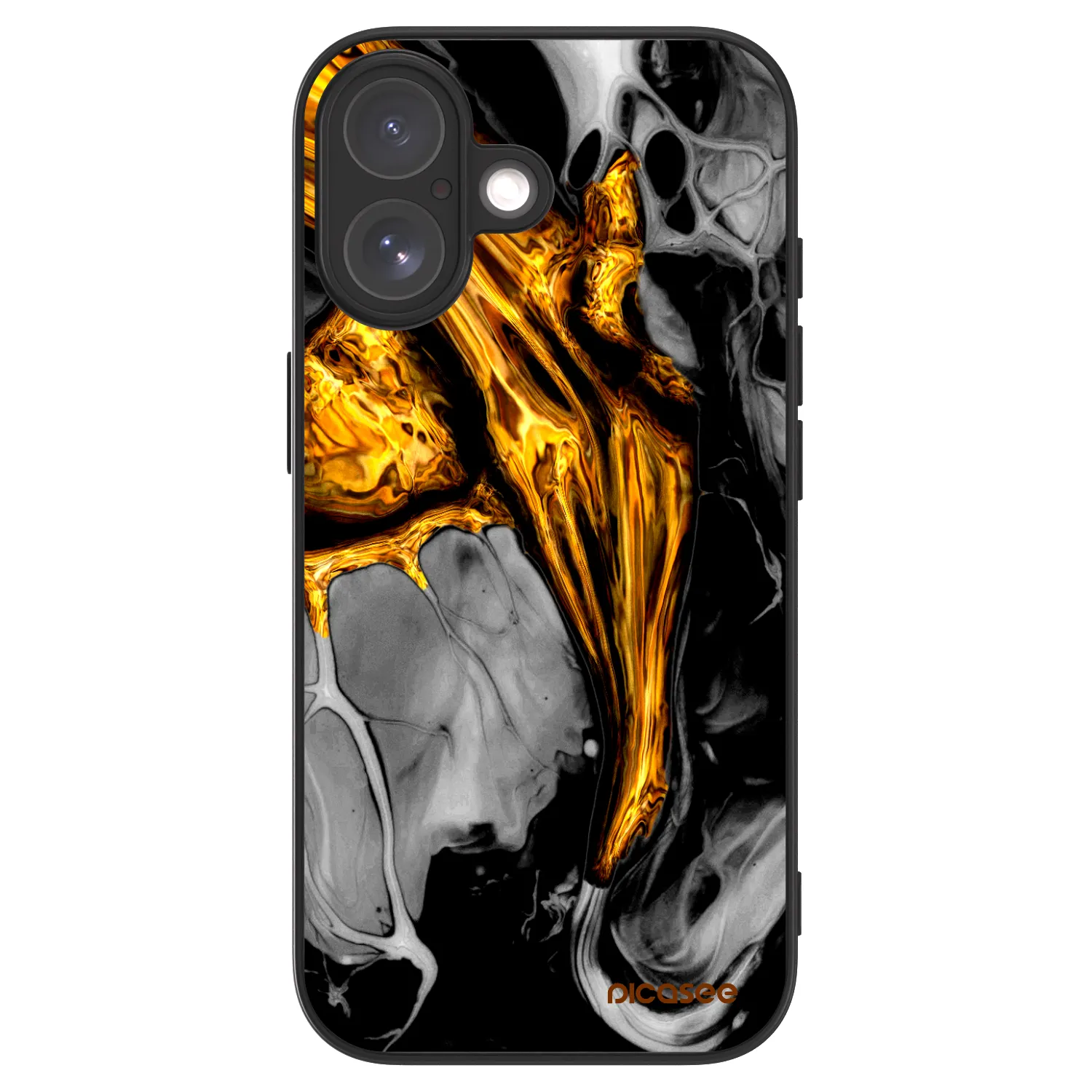 Picasee ULTIMATE CASE pro Apple iPhone 17 - Black Gold