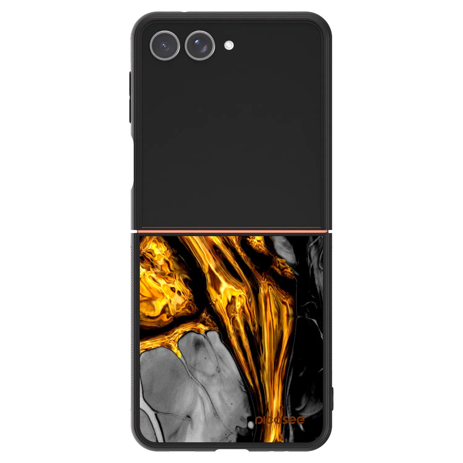 Picasee ULTIMATE CASE pro Samsung Galaxy Z Flip7 5G - Black Gold