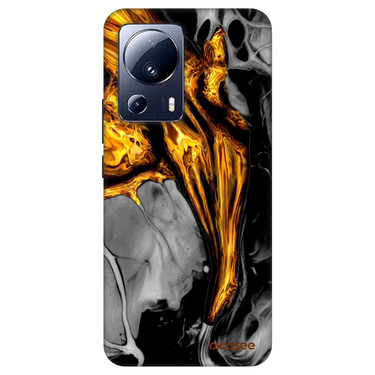 Picasee Fashion Case pro Xiaomi 13 Lite - Black Gold