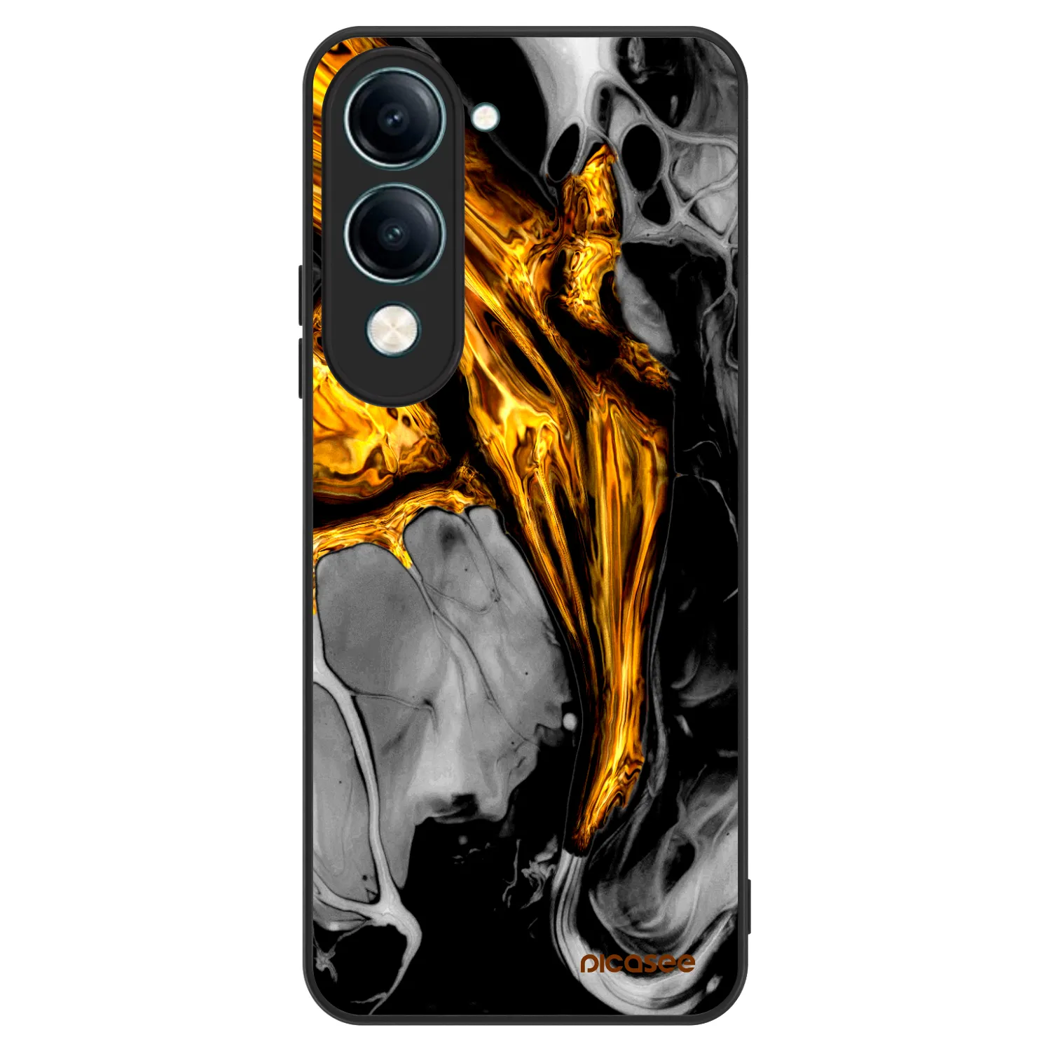 Picasee ULTIMATE CASE pro Vivo Y29s 5G - Black Gold