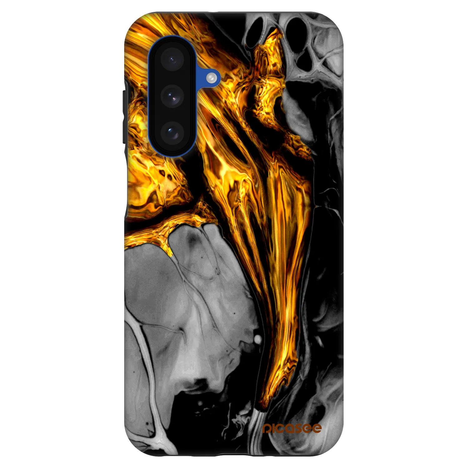 Picasee Fashion Case pro Samsung Galaxy A17 5G - Black Gold